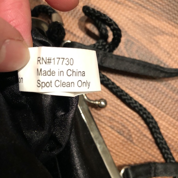 Black Ruffle Small Crossbody - Picture 5 of 6